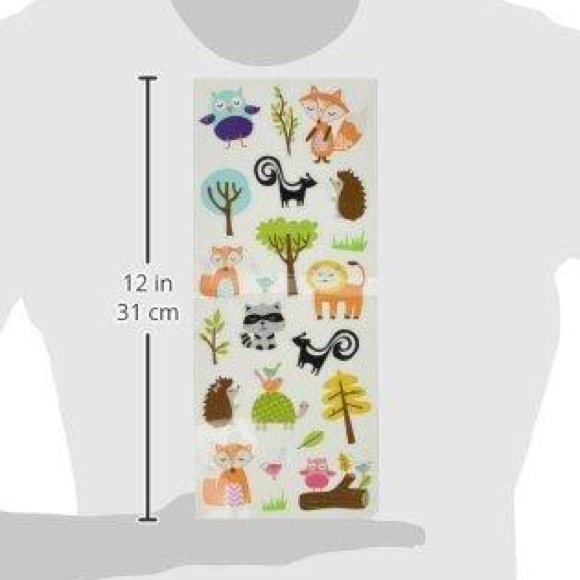 7 Sheets Me & My Big Ideas Stickers - Woodland Animals - Picture 2 of 2
